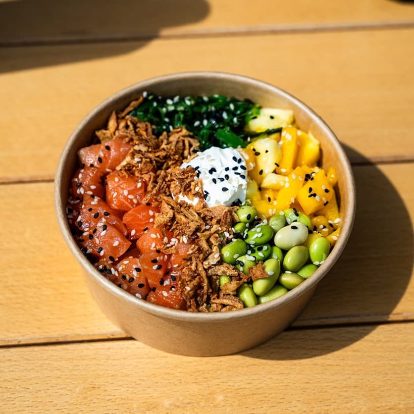 Poke bowl de Coco Vital en Pontevedra